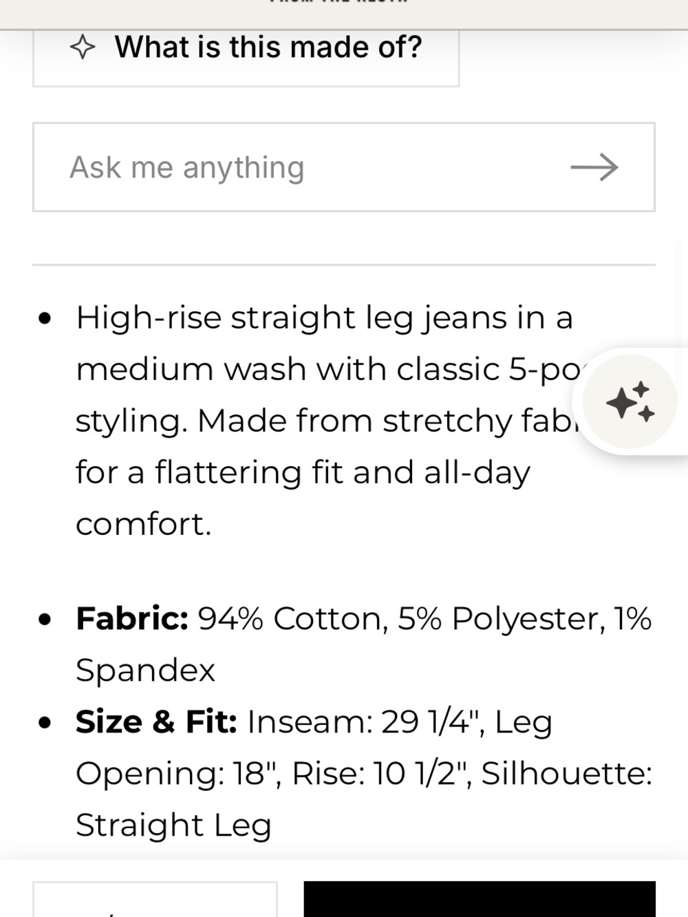 Kut from the Kloth Pattie Straight Leg Jeans - Picture 7 of 7